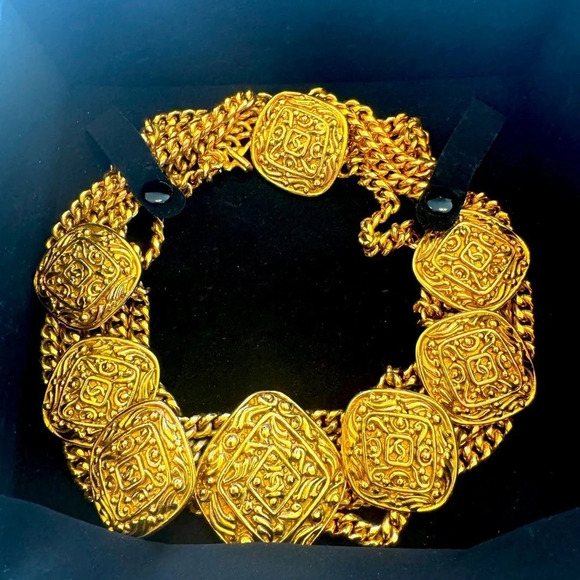 CHANEL Extremely RARE!Vintage Choker 5 chain version - Picture 7 of 10